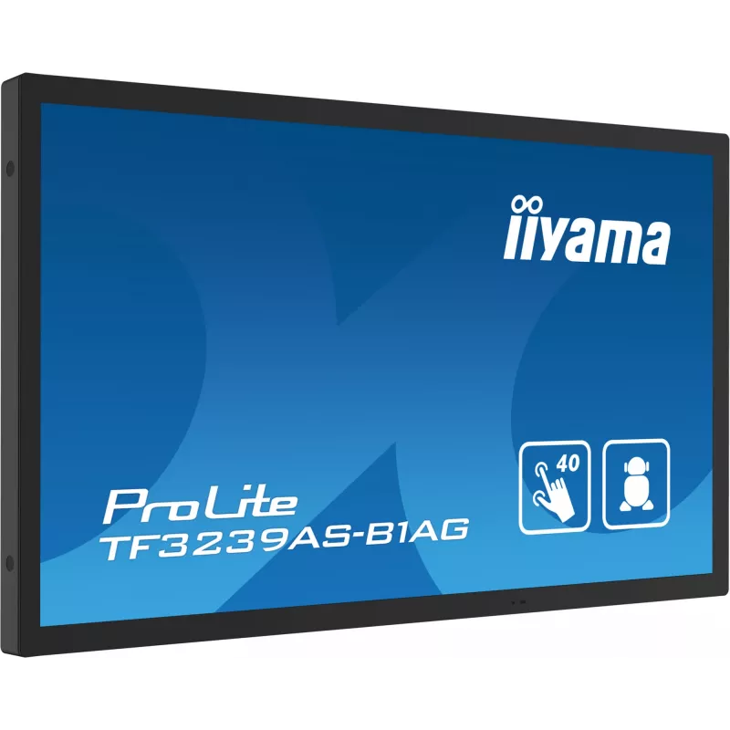 iiyama TF3239AS-B1AG kompiuterio monitorius 80 cm (31,5 colio) 1920 x 1080 pikselių Full HD LED liečiamuoju ekranu juodas