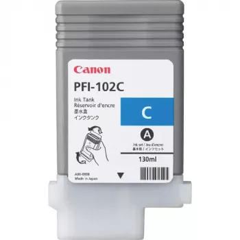 “Canon PFI-102C” Originalius žydros spalvos rašalo kasetė