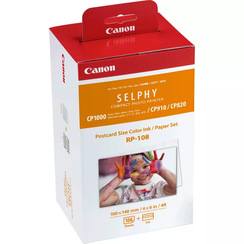 Canon RP-108 spalvų rašalo + 100 x 148 mm popieriaus rinkinys, 108 lapai