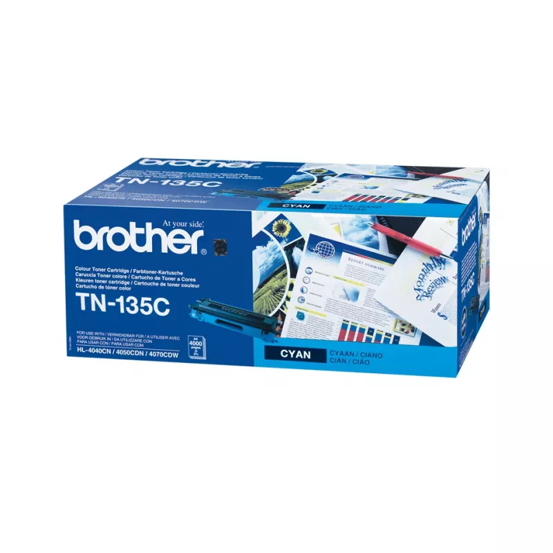 Brother TN-135C tonero kasetė 1 vnt. Originali Cyan