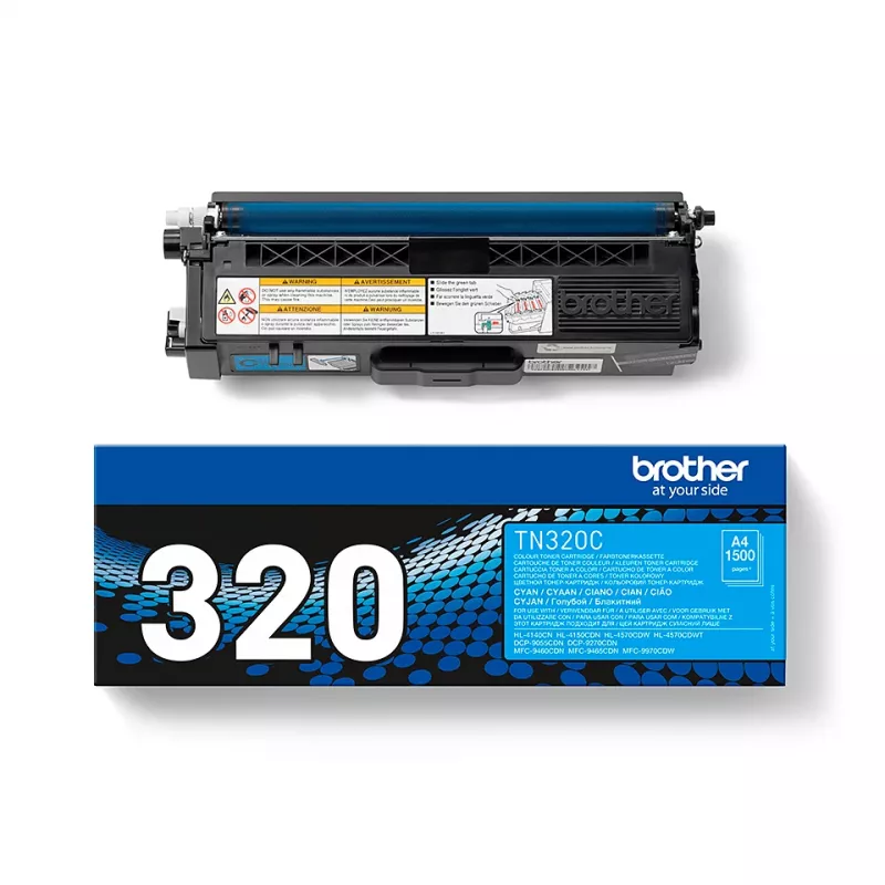 Brother TN-320C tonerio kasetė 1 vnt. Originali žydra