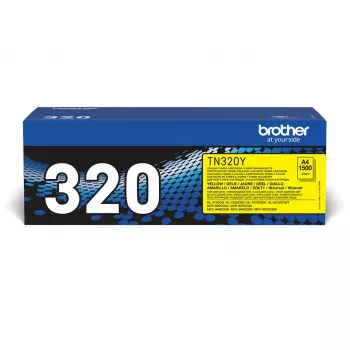 Brother TN-320Y tonerio kasetė 1 vnt. Originali Geltona