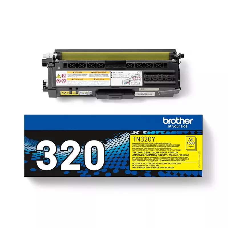 Brother TN-320Y tonerio kasetė 1 vnt. Originali Geltona