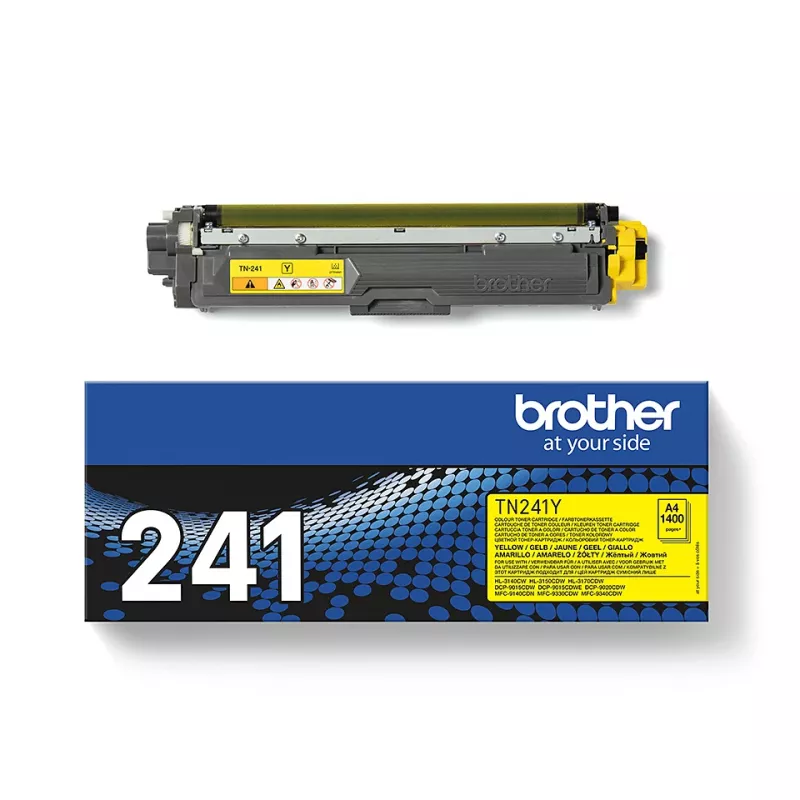 Brother TN-241Y tonerio kasetė 1 vnt. originali geltona