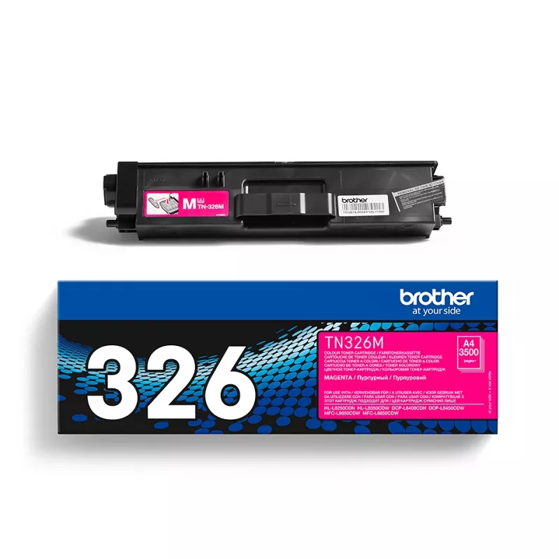 Brother TN-326M tonerio kasetė 1 vnt. Originali purpurinė