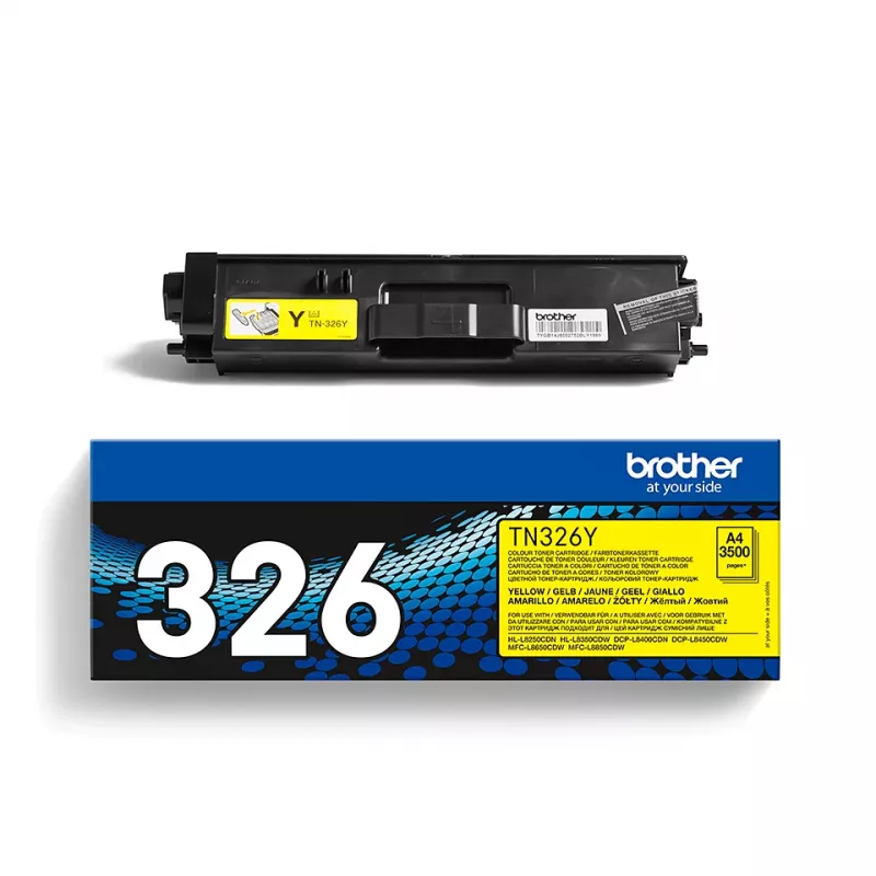 Brother TN-326Y Tonerio kasetė 1 vnt. Originali Geltona