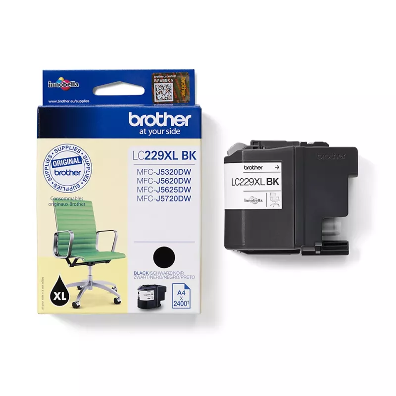 Brother LC229XLBK rašalo kasetė 1 vnt. Originali juoda