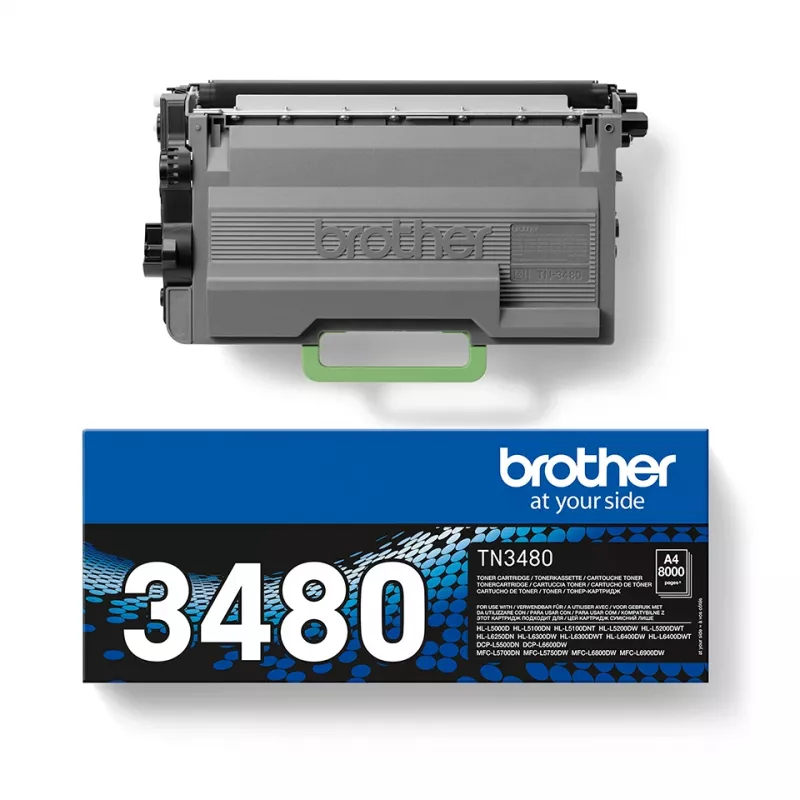 Brother TN-3480 tonerio kasetė 1 vnt. Originali juoda