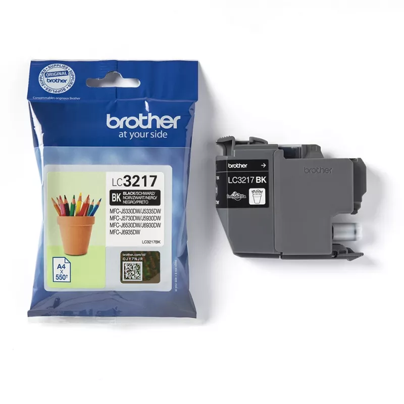 Brother LC3217BK rašalo kasetė 1 vnt. Originali juoda
