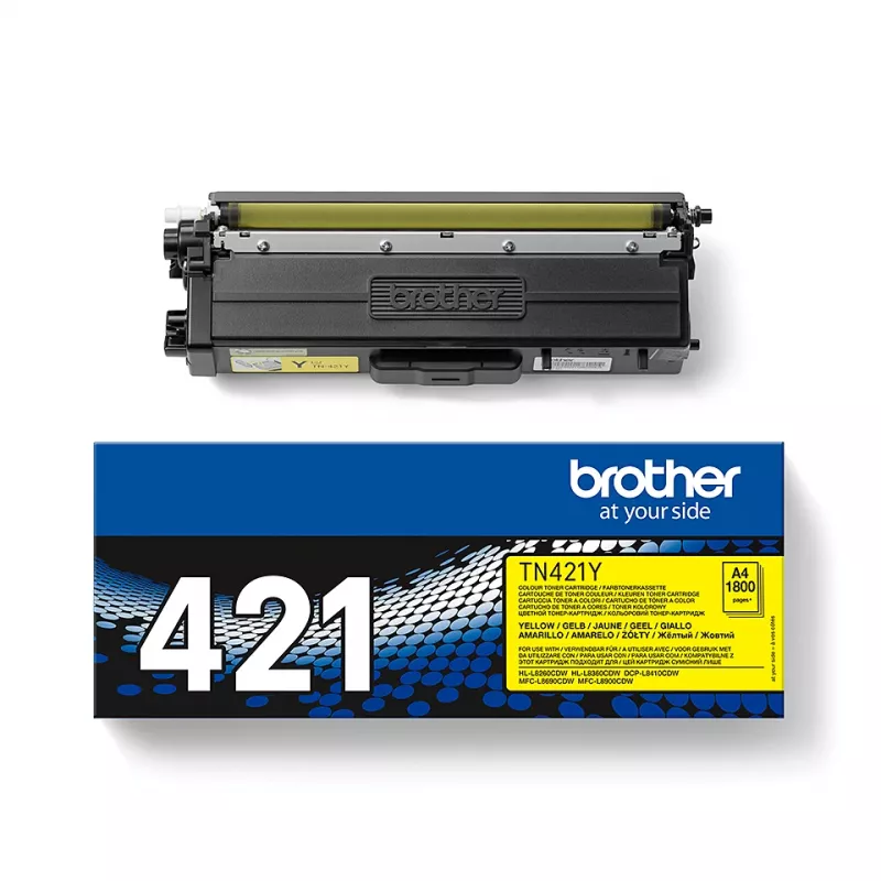Brother TN-421Y tonerio kasetė 1 vnt. Originali geltona
