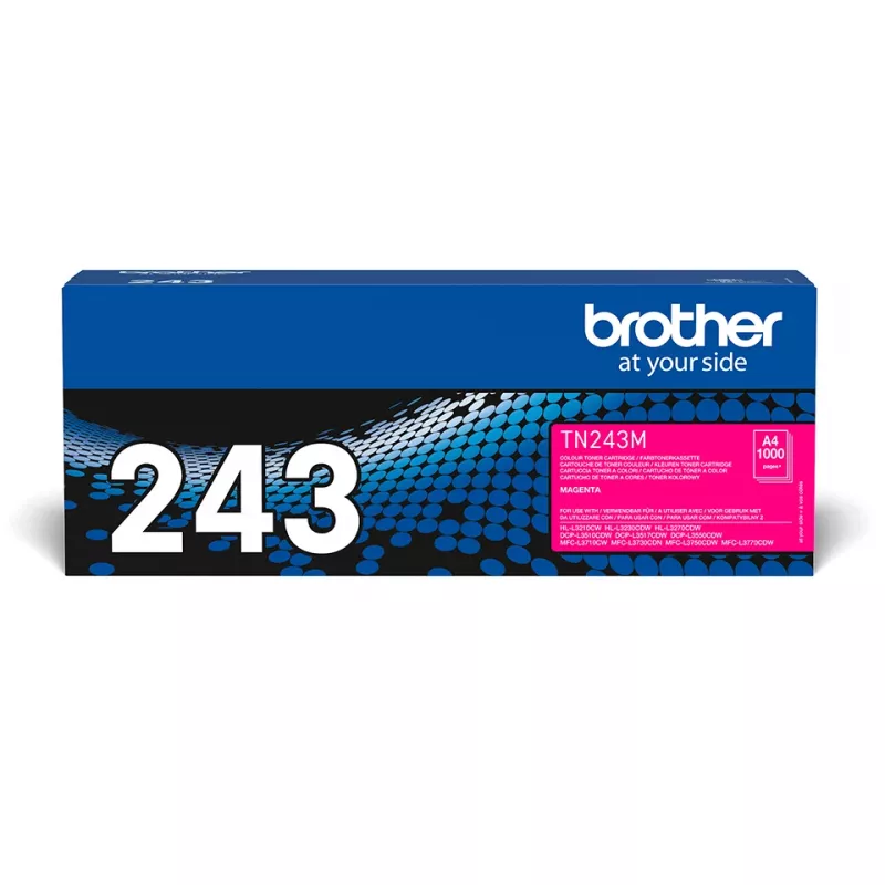Brother TN-243M tonerio kasetė 1 vnt. originali purpurinė