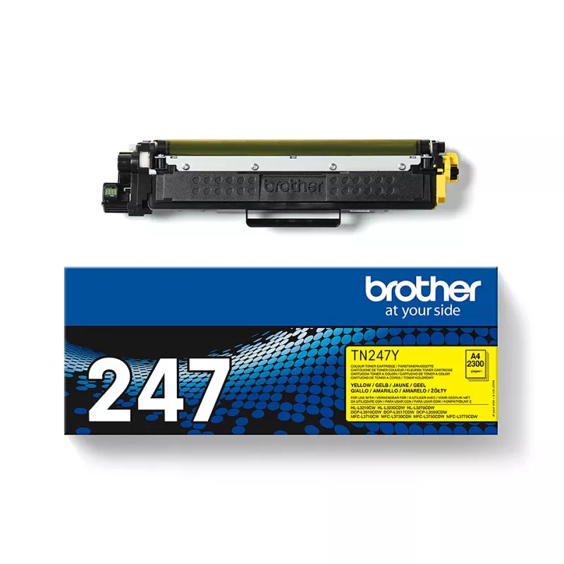 Brother TN-247Y tonerio kasetė 1 vnt. originali geltona