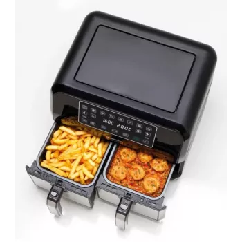 Kenwood HFM20.000MB gruzdintuvė Dviguba 8 L Atskirai stovinti 1700 W Karšto oro gruzdintuvė Juoda