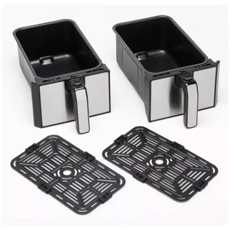 Kenwood HFM20.000MB gruzdintuvė Dviguba 8 L Atskirai stovinti 1700 W Karšto oro gruzdintuvė Juoda