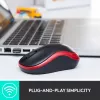 LOGITECH belaidė pelė M185 mėlyna