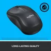 LOGITECH M220 SILENT belaidė pelė juoda