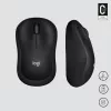LOGITECH M220 SILENT belaidė pelė juoda