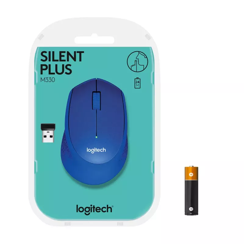 Pelė Logitech M330 SILENT PLUS RF Wireless