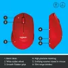 LOGITECH M330 Silent Plus Red