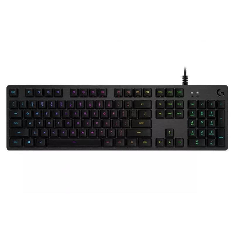 LOGITECH G512 Lightsync RGB mechaninė žaidimų klaviatūra Gx Brown Tactile - Qwerty US/Int'l
