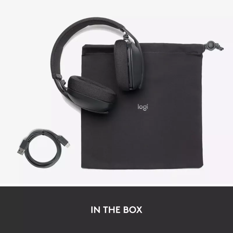 LOGITECH Ausinės - Zone Vibe 100 - Belaidės - Bluetooth - Grafito spalvos