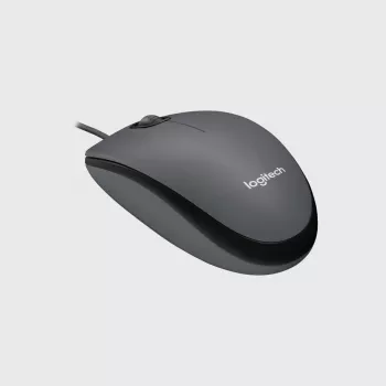 LOGITECH Mouse M100 - USB - Juoda