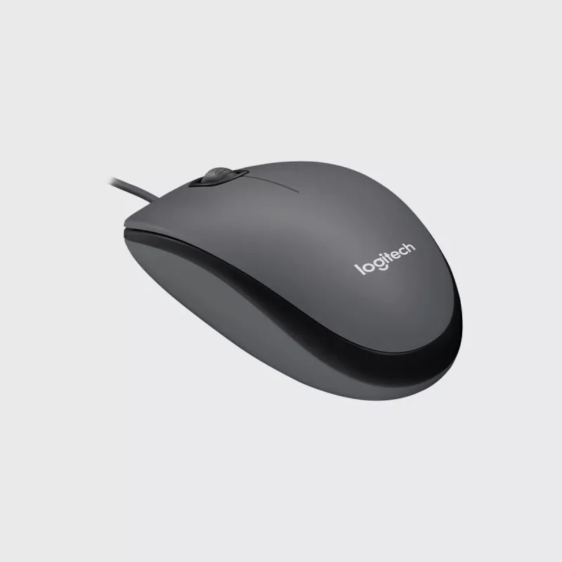 LOGITECH Mouse M100 - USB - Juoda