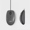 LOGITECH Mouse M100 - USB - Juoda