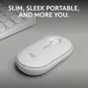 Pelė Logitech M350S balta USB optinė belaidė