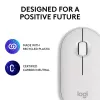 Pelė Logitech M350S balta USB optinė belaidė