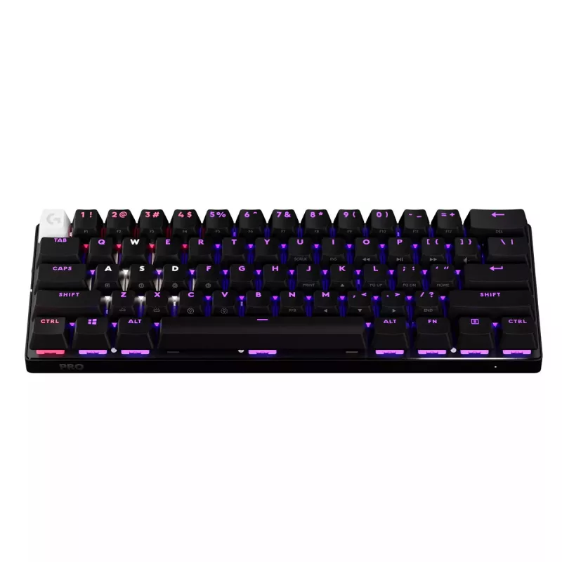Logitech G PRO X 60 klaviatūra žaidimams USB RF Wireless Bluetooth QWERTY US International juoda