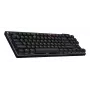 Belaidė klaviatūra Logitech PRO X TKL US juoda 920-012136