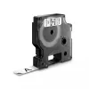 Juostinė etiketė DYMO D1 Durable juoda ant balto 12 mm