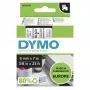 DYMO originalios D1 etiketės | Juoda spauda ant skaidrios juostos | 9 mm x 7 m | Lipnios etiketės LabelManager etikečių spausdintuvams | Pagaminta Europoje