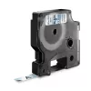 DYMO originalios D1 etiketės | Juoda spauda ant skaidrios juostos | 9 mm x 7 m | Lipnios etiketės LabelManager etikečių spausdintuvams | Pagaminta Europoje