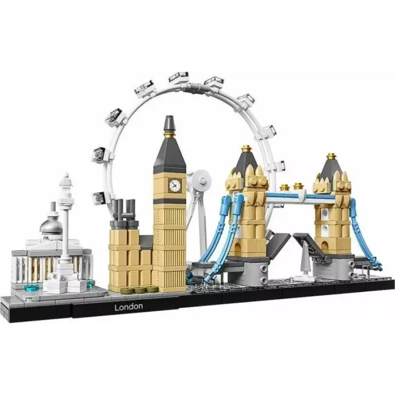 LEGO Architecture London 21034 statybos rinkinys — 468 detalės, miesto orientyrų modelis