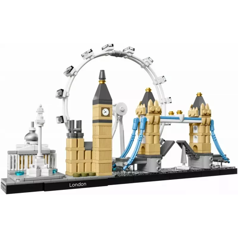 LEGO Architecture London 21034 statybos rinkinys — 468 detalės, miesto orientyrų modelis