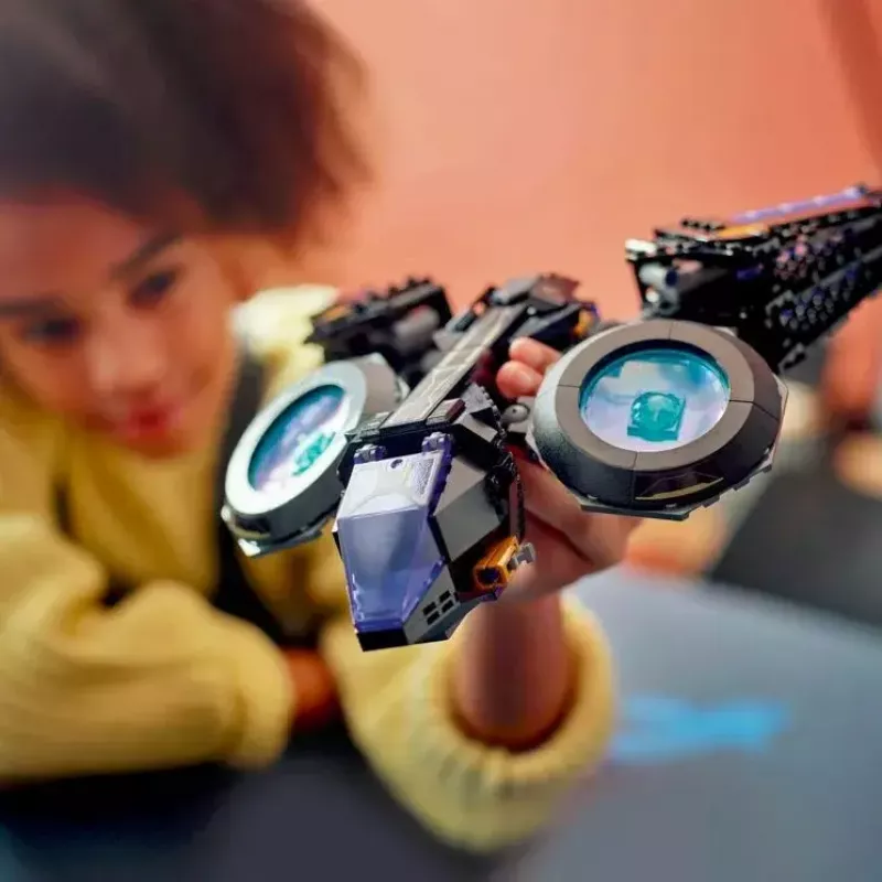 LEGO Marvel rinkinys 76211 Shuri laivas — statomas žaidimų rinkinys su mini figūrėlėmis