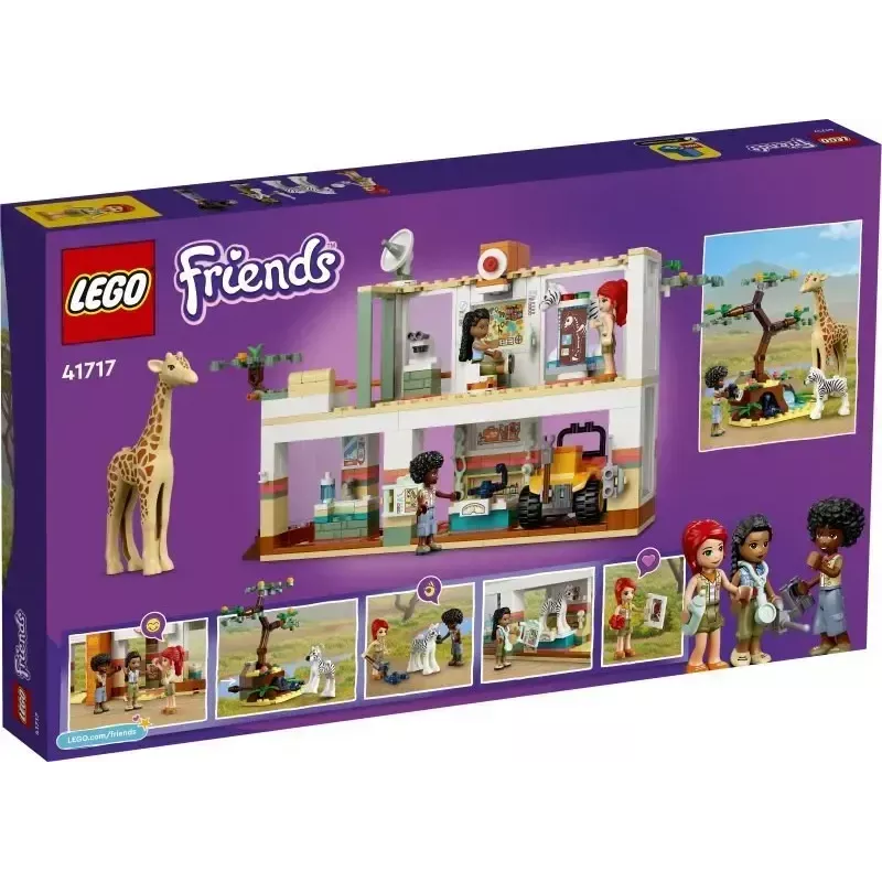 LEGO rinkinys LEGO Friends 41717 „Mia laukinių gyvūnų gelbėjimo“ žaidimo rinkinys su gyvūnų figūrėlėmis ir priedais