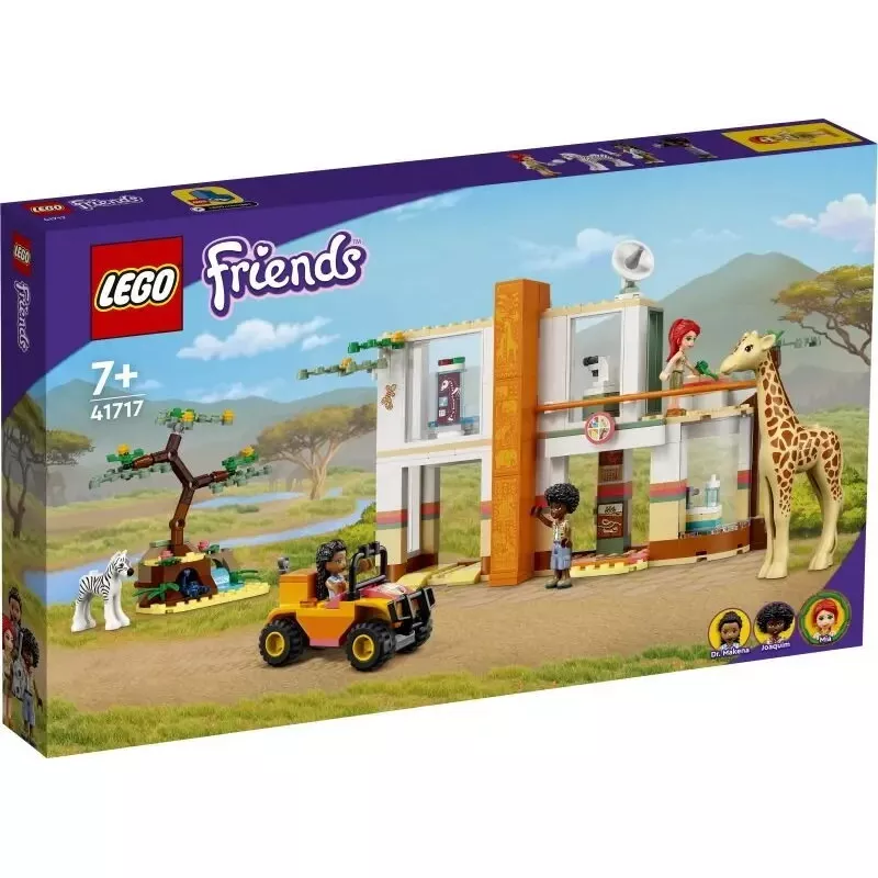 LEGO rinkinys LEGO Friends 41717 „Mia laukinių gyvūnų gelbėjimo“ žaidimo rinkinys su gyvūnų figūrėlėmis ir priedais