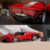 LEGO Technic konstravimo rinkinys Ferrari Daytona SP3 1:8 mastelio, 3 778 detalės, raudonas, 6.99 kg