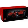 LEGO Technic konstravimo rinkinys Ferrari Daytona SP3 1:8 mastelio, 3 778 detalės, raudonas, 6.99 kg
