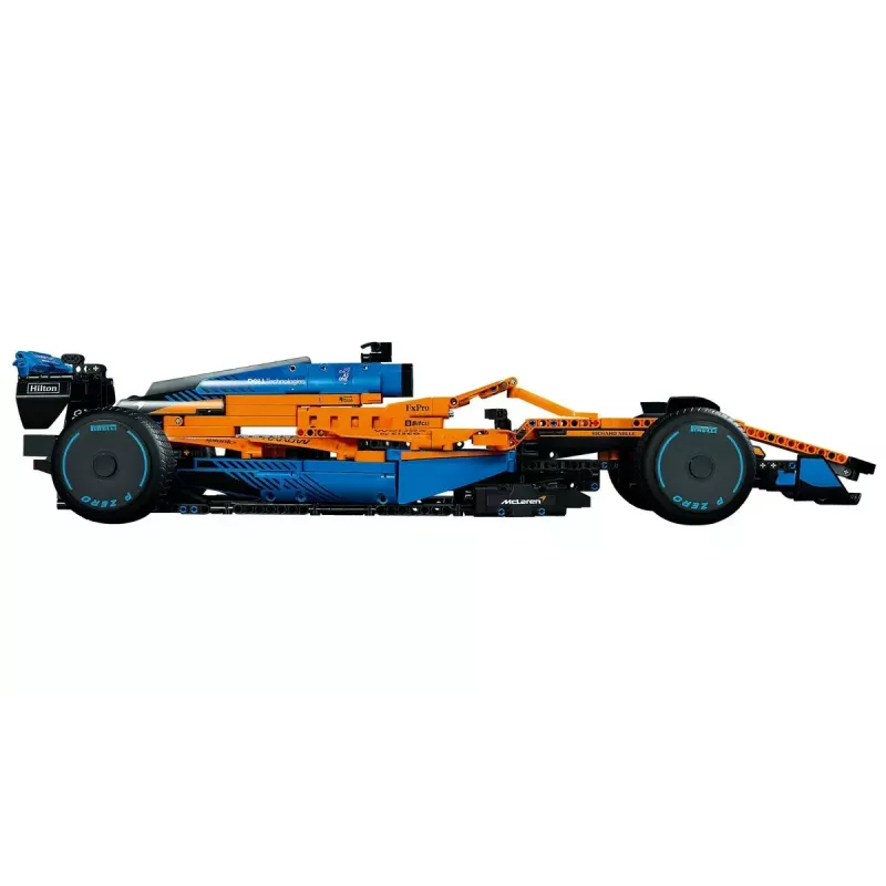 LEGO Technic lenktyninis automobilis McLaren Formula 1 42141 1:10 mastelio modelis