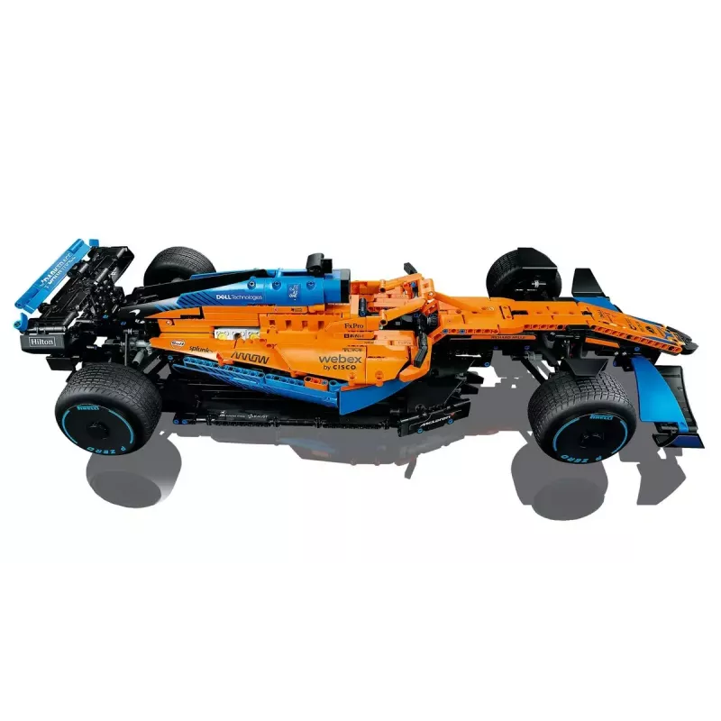 LEGO Technic lenktyninis automobilis McLaren Formula 1 42141 1:10 mastelio modelis