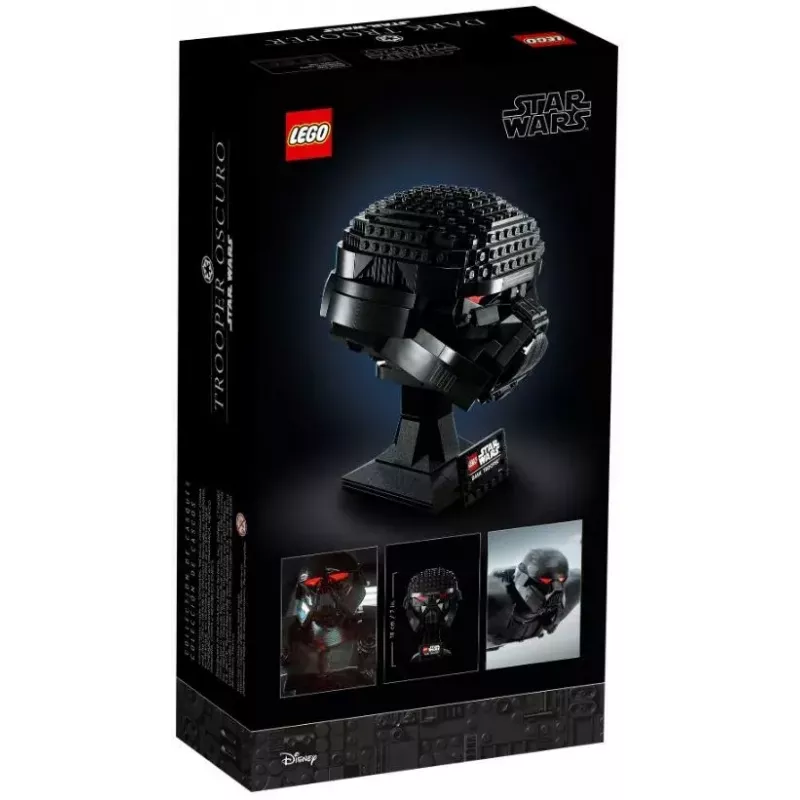 LEGO Star Wars Dark Trooper Helm 75343 kolekcinis modelis su detaliu dizainu