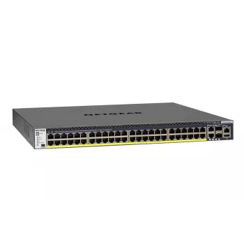NETGEAR M4300-52G-PoE+ 550W PSU valdomas L2/L3/L4 Gigabit Ethernet (10/100/1000) Galia over Ethernet (PoE) 1U juodas
