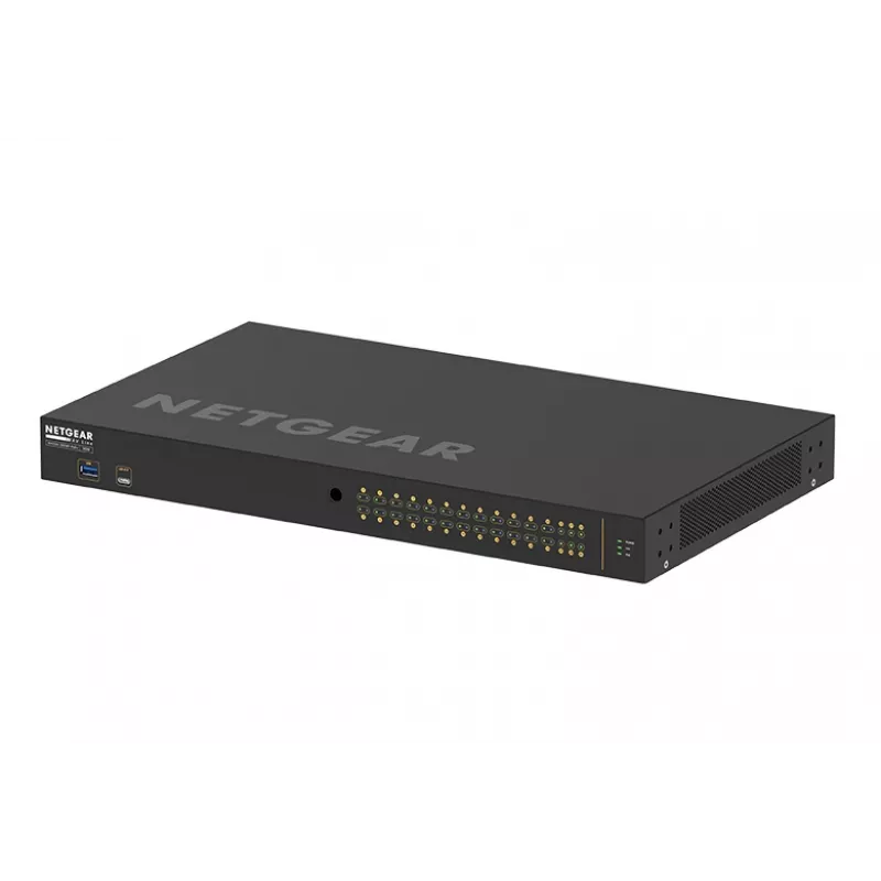 NETGEAR GSM4230P-100EUS tinklo komutatorius Valdomas L2/L3 Gigabit Ethernet (10/100/1000) Galia over Ethernet (PoE) 1U Juodas