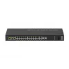NETGEAR GSM4230P-100EUS tinklo komutatorius Valdomas L2/L3 Gigabit Ethernet (10/100/1000) Galia over Ethernet (PoE) 1U Juodas