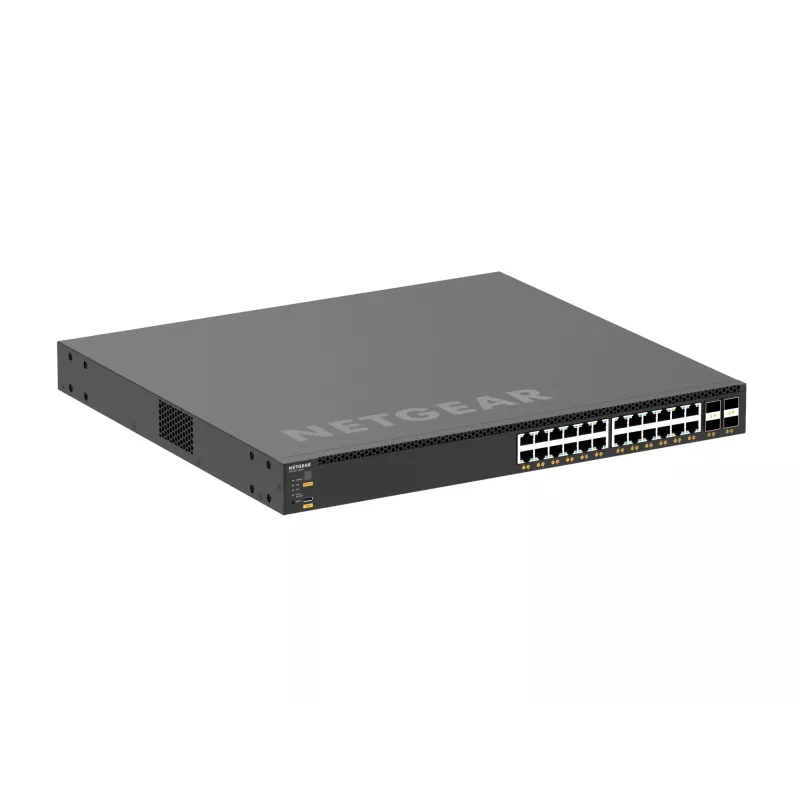 NETGEAR M4350-24X4V valdomas L3 10G Ethernet (100/1000/10000) maitinimas per Ethernet (PoE) 1U juoda
