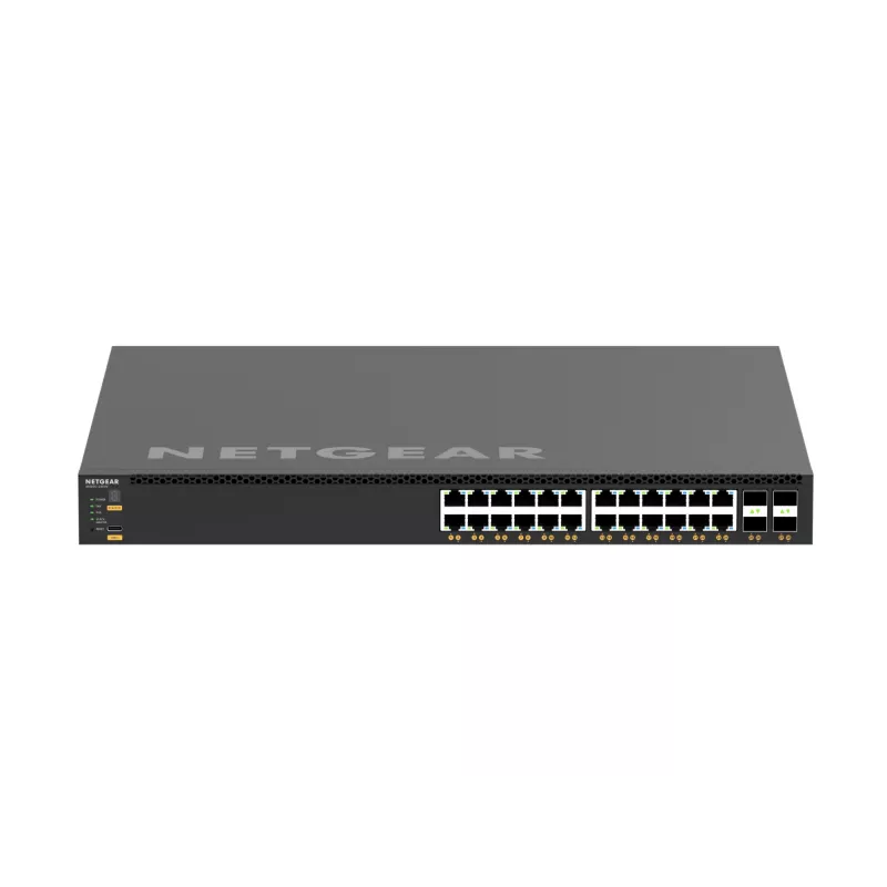 NETGEAR M4350-24X4V valdomas L3 10G Ethernet (100/1000/10000) maitinimas per Ethernet (PoE) 1U juoda